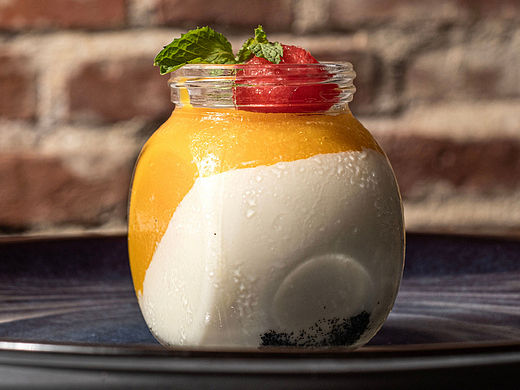 Mango Panna Cotta image