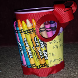 Teacher Appreciation Day_#Teacher #handmade #gift #colors #redribbon #bow #crafts #mili_dnm