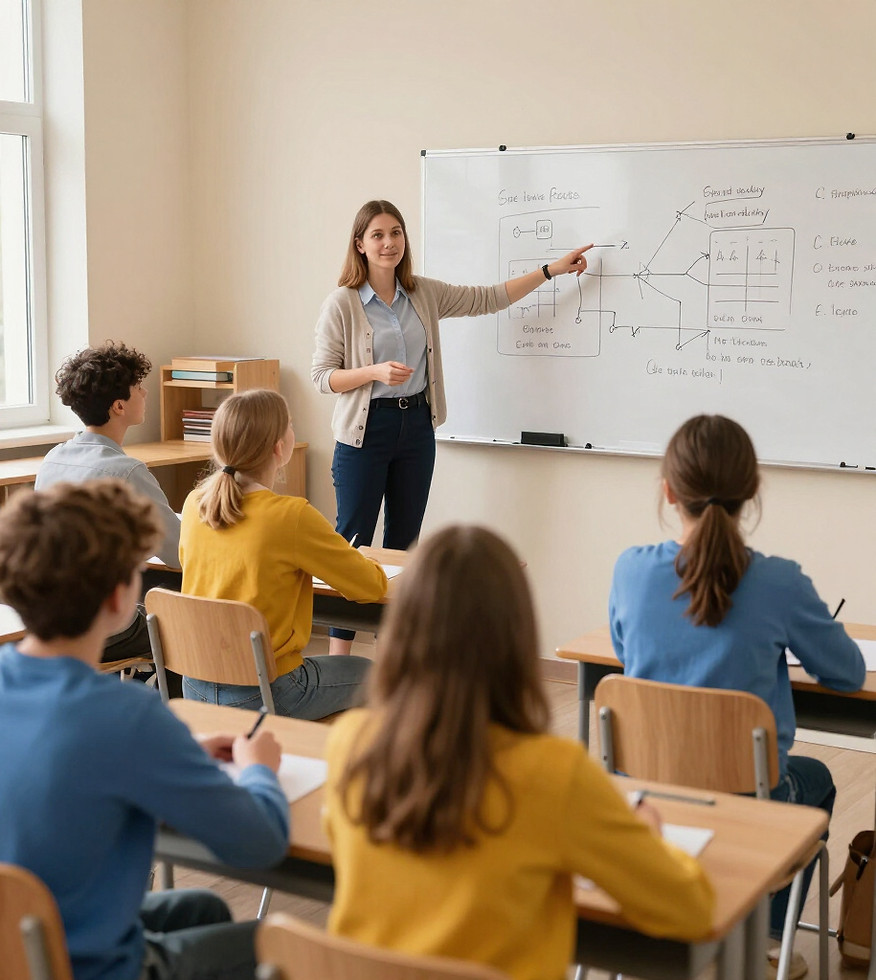 Classroom Activity Scene
