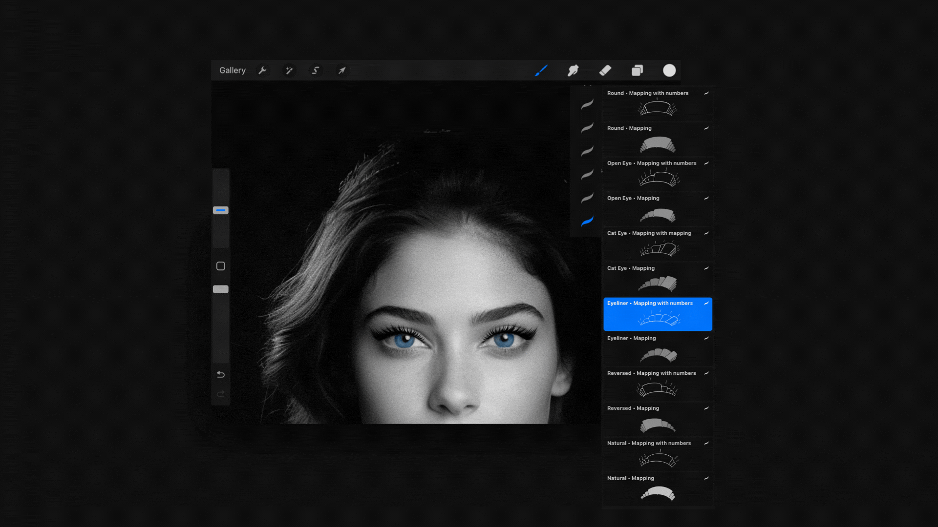 Lash illustrations template, lash designer course, lash ebooks, lash illustrations, lash mappings