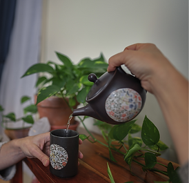 tea pot and cup