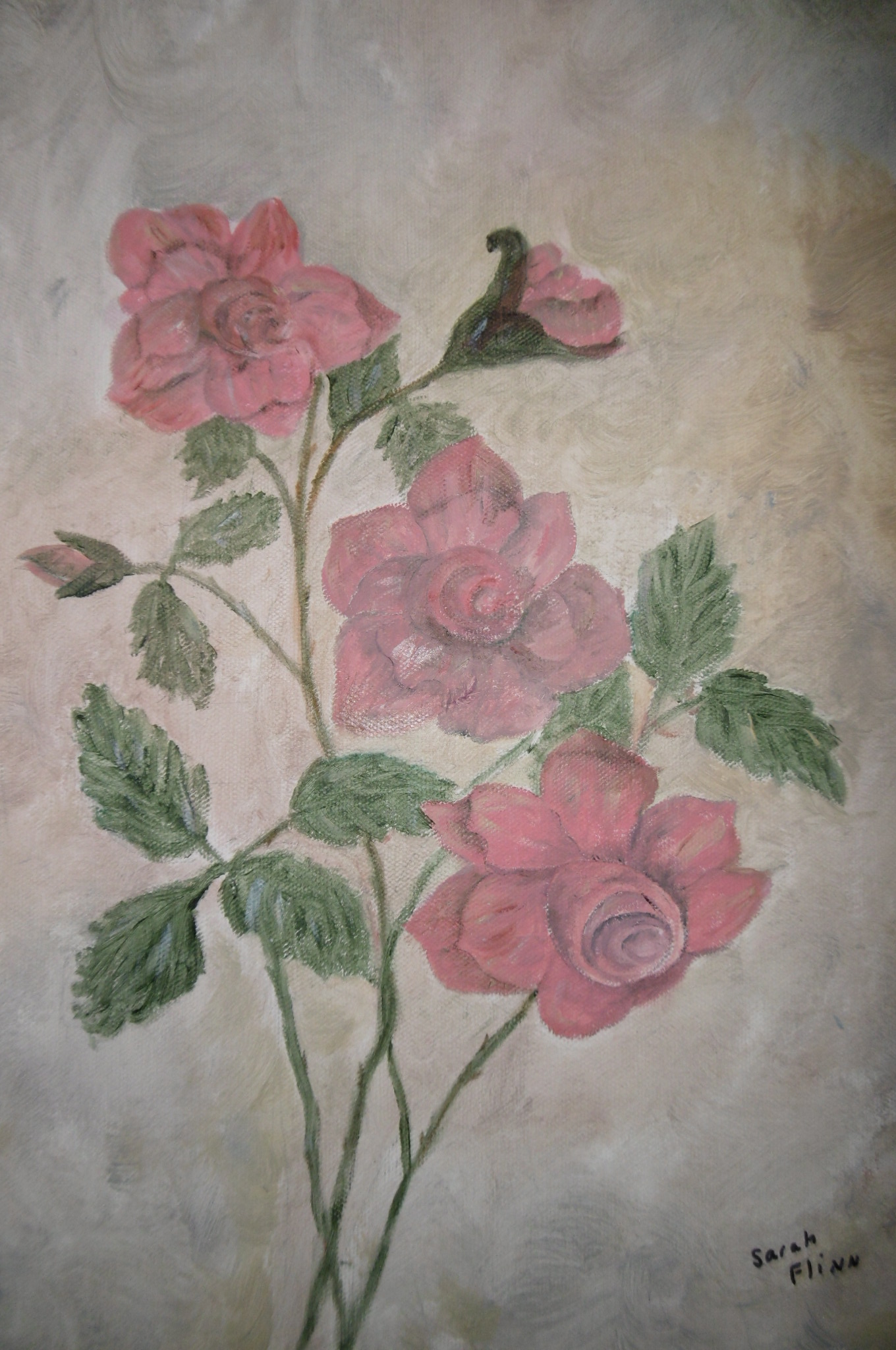 Pink Roses, Sarah Flinn