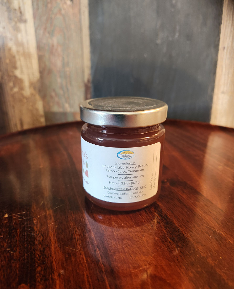 Thumbnail: "Grandma's Rhubarb Crisp" - Rhubarb & Cinnamon Jelly & Syrup