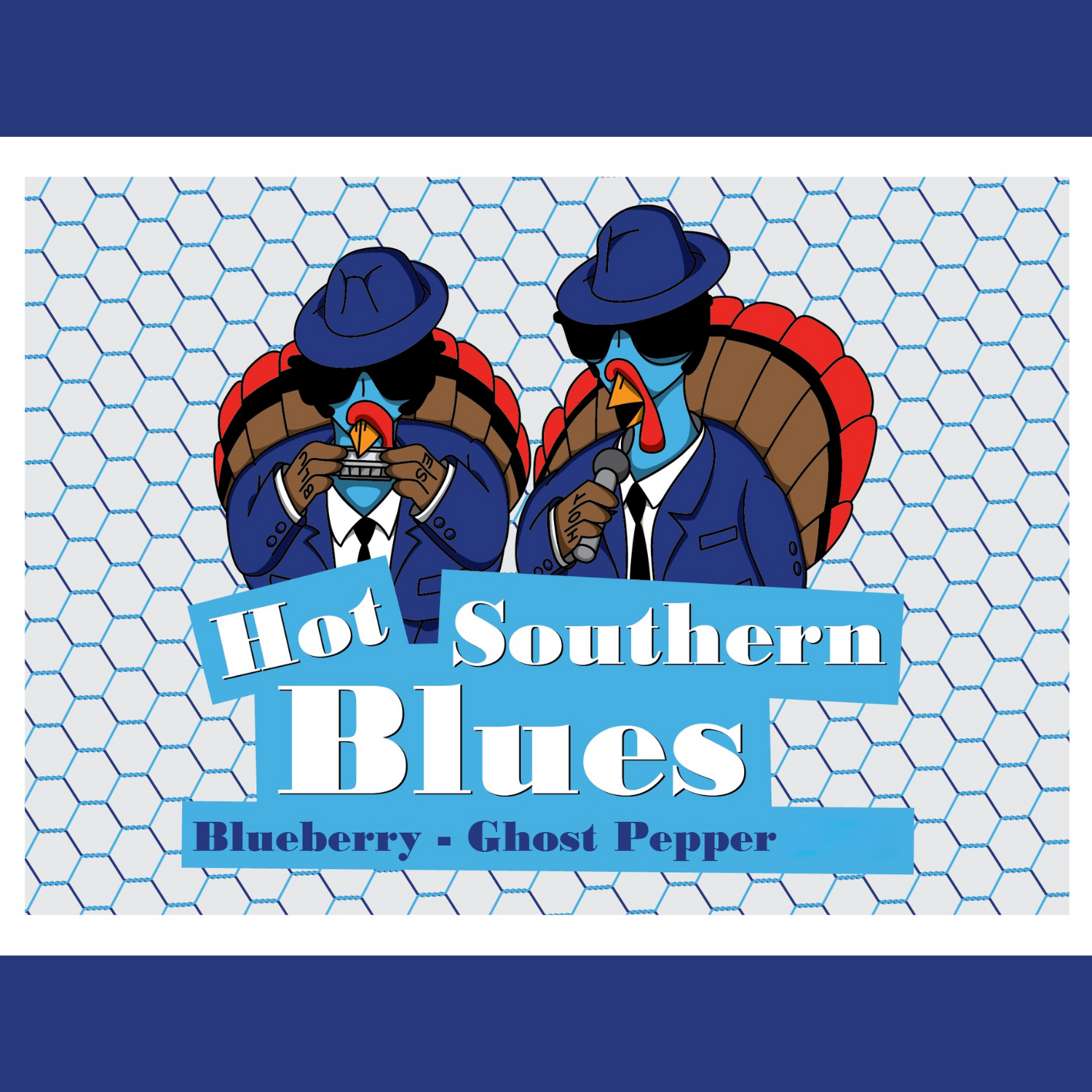 "Hot Southern Blues" - Blueberry-Ghost Pepper Jelly & Syrup