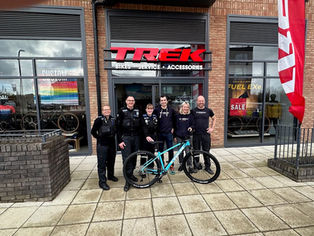 Schoolboy receives new bike after robbery on his way home from school