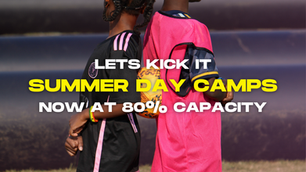 Final Spaces Remaining for Let's Kick It Summer Football Day Camps