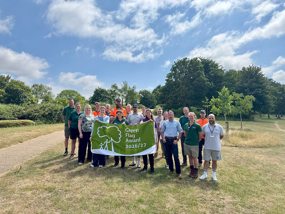 A decade of Green Flag Awards for Milton Keynes' parks!