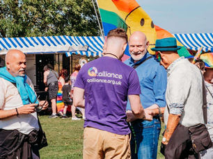 Local organisation donates £5000 to support LGBTQ+ charity Q:alliance.