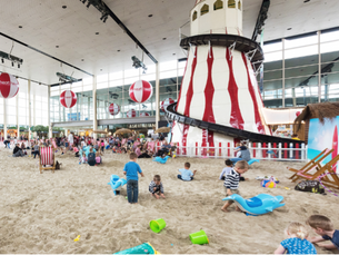 The Beach is back at centre:mk - Middleton Hall transformed into the UK’s largest free ‘beach’ in an indoor shopping destination