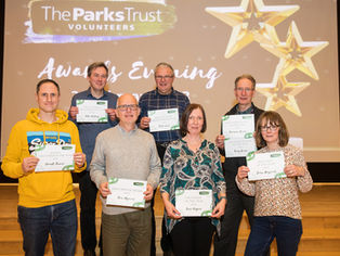 RECOGNITION FOR VOLUNTEERS WITH A PASSION FOR PARKS