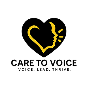 Care to Voice personal development brand logo