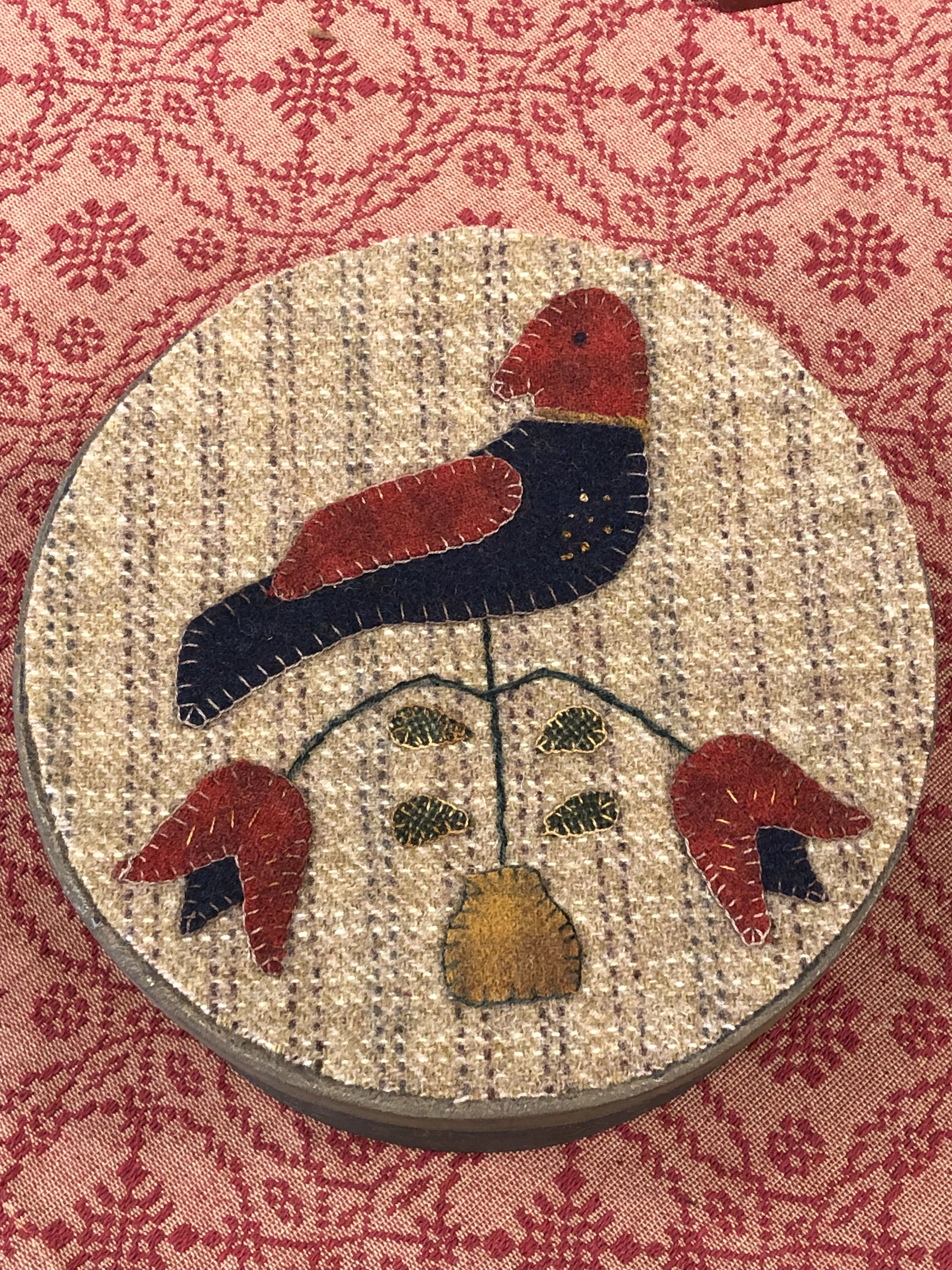 Bird and Tulips Pattern 
