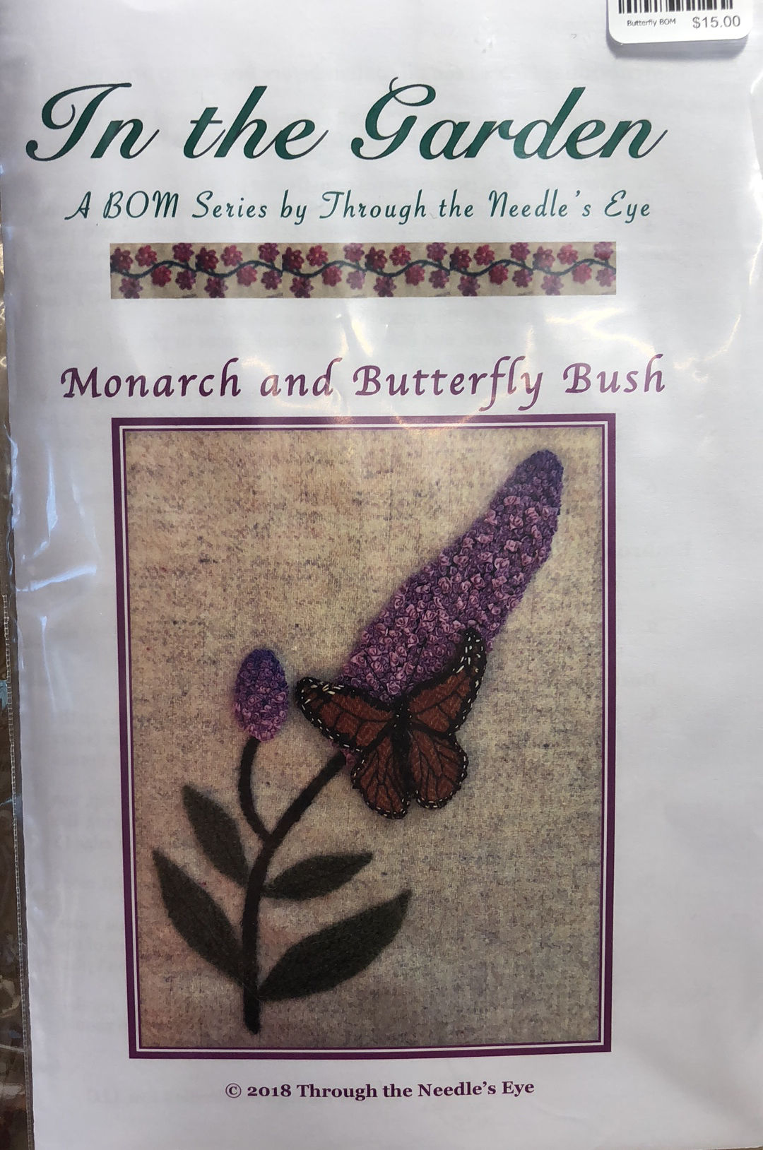 BOM Monarch and Butterfly Bush