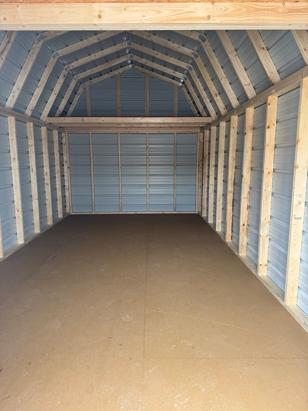 Thumbnail: 10x20 metal lofted barn