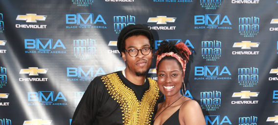 LA Buckner and wife and the MBMA 40 Red Carpet.jpg