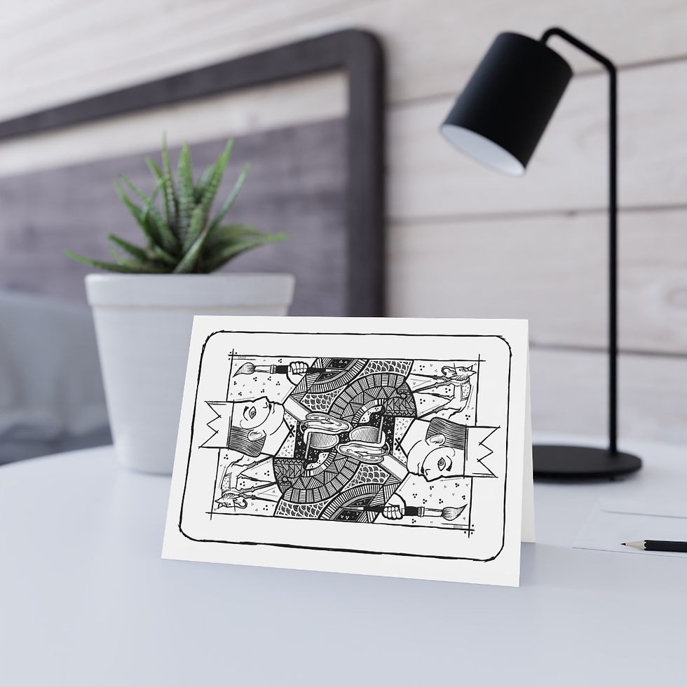 Thumbnail: King Dali Greeting Cards