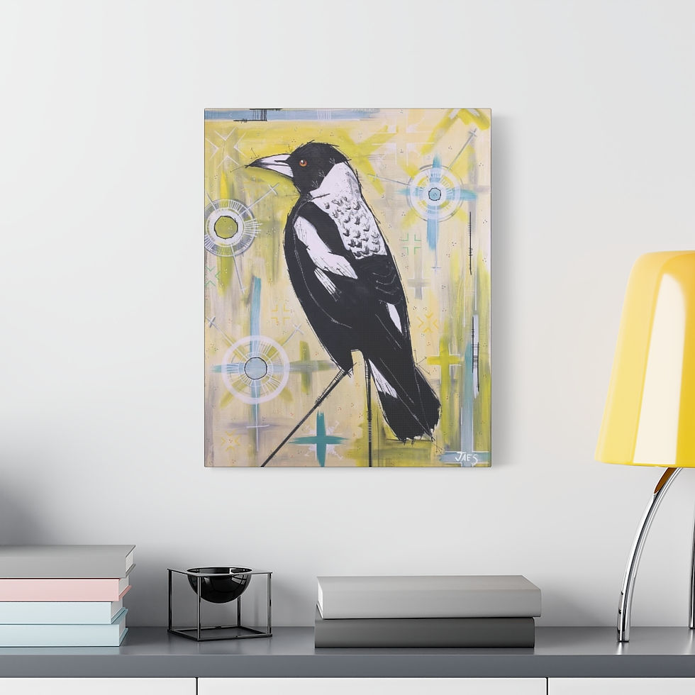 الصورة المصغرة: Australian Magpie Classic Canvas Print
