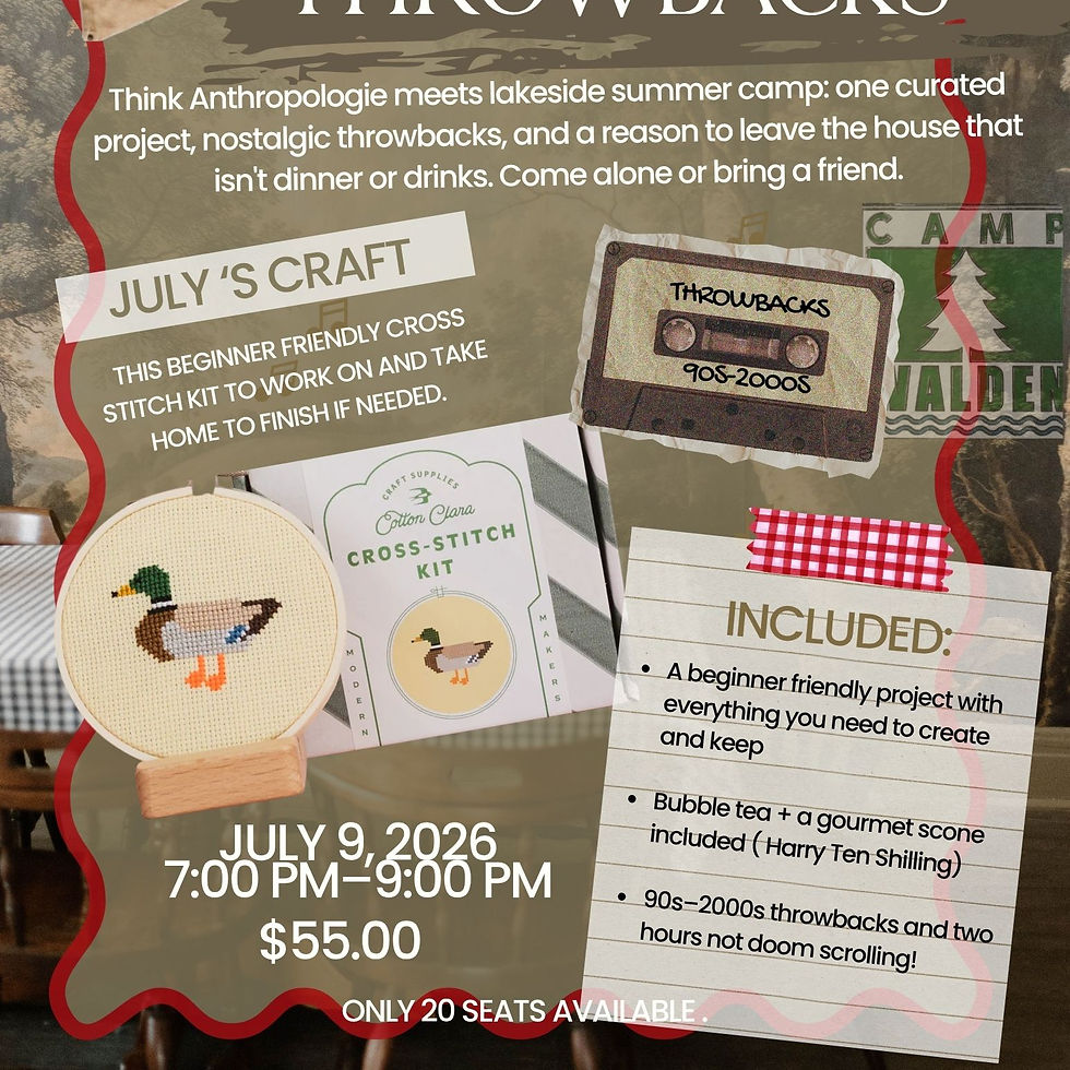 Crafts & Throwbacks - Duck Cross Stitch Kit