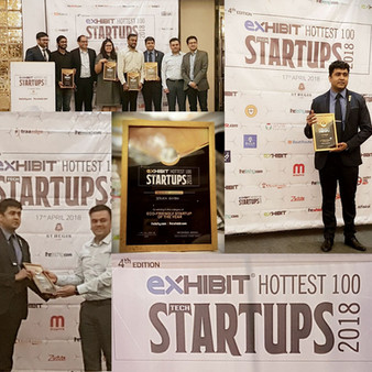 StrataEnviro Awarded as Winner @ Hottest 100 Startups at a Event in Mumbai on 17th April 2018.
