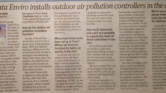 StrataEnviro @ London & Partners Press Meeting in Pune Covered by Sakal Times