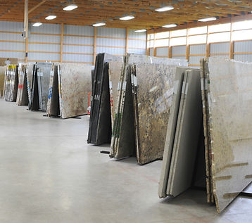 Granite Slabs Display