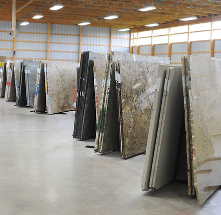 Granite Slabs Display
