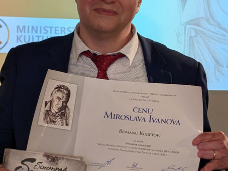 Cena Miroslava Ivanova za knihu Soumrak samurajů