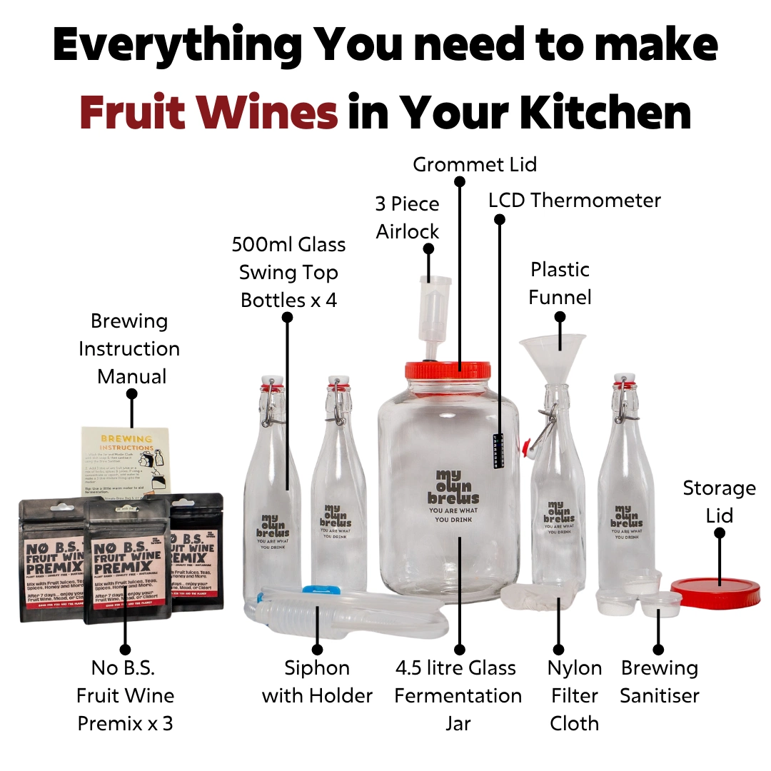 Ultimate Fruit Wine, Mead & Cider Making Kit