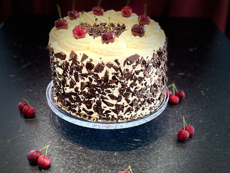 German Black Forest Cake (Schwarzwälder Kirschtorte)