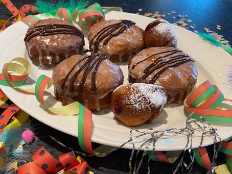 Gluten Free Donuts with a Nutella Custard Filling