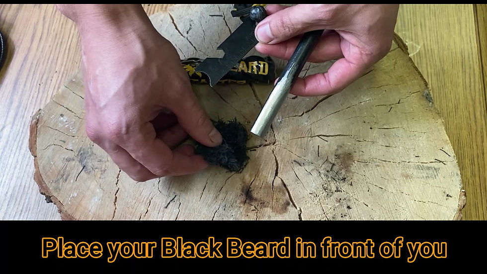 Thumbnail: Black Beard Ferro Rod