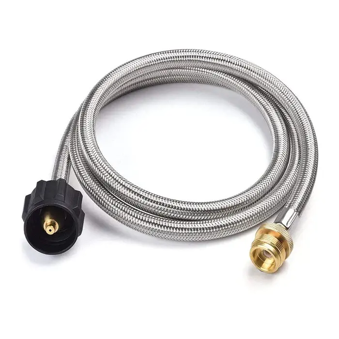 4 FT BRAIDED PROPANE HOSE -ALP GENERATORS