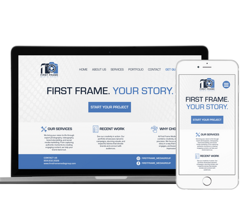 First Frame Media Group Desktop and Mobile