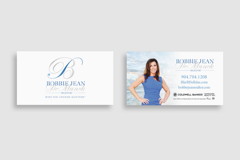 Bobbie Jean Business Cards Mockup