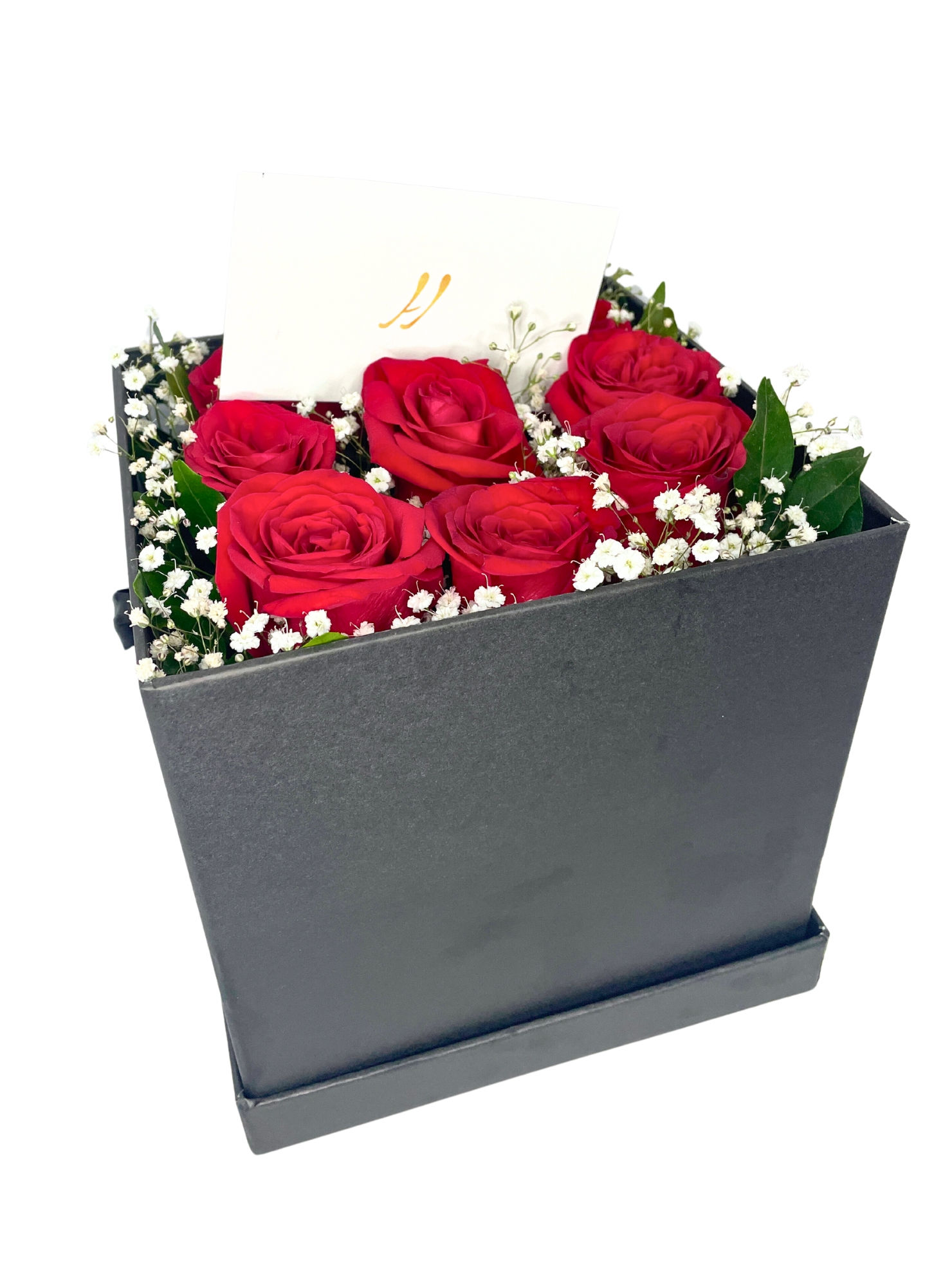 Caja floral de rosas