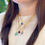 Thumbnail: Meditation Semi-Precious Stone Pendant Necklace