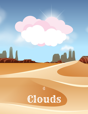 Learning Lenormand- Card #6, Clouds