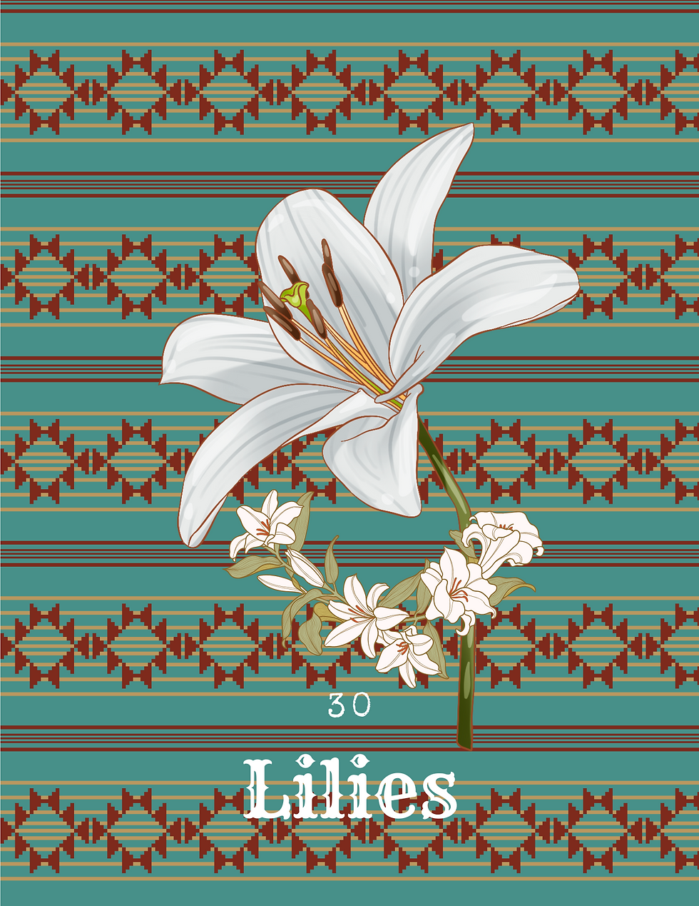 Learning Lenormand Card 30, Lily (Lilies)