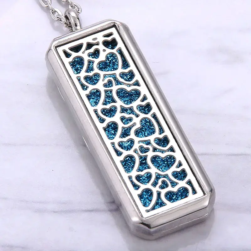 Thumbnail: Assorted Stainless Steel Aromatherapy Necklaces