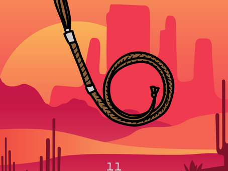 Learning Lenormand- Card #11, Whip (Birchrod)