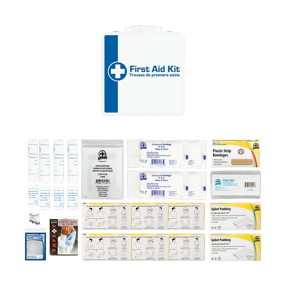 Ontario WSIB Level 1 Unitized First Aid Kit, M24 Metal Kit