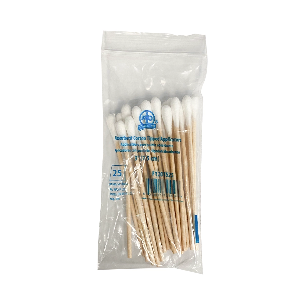 Cotton-Tipped Applicators, 7.5cm, 25/Bag