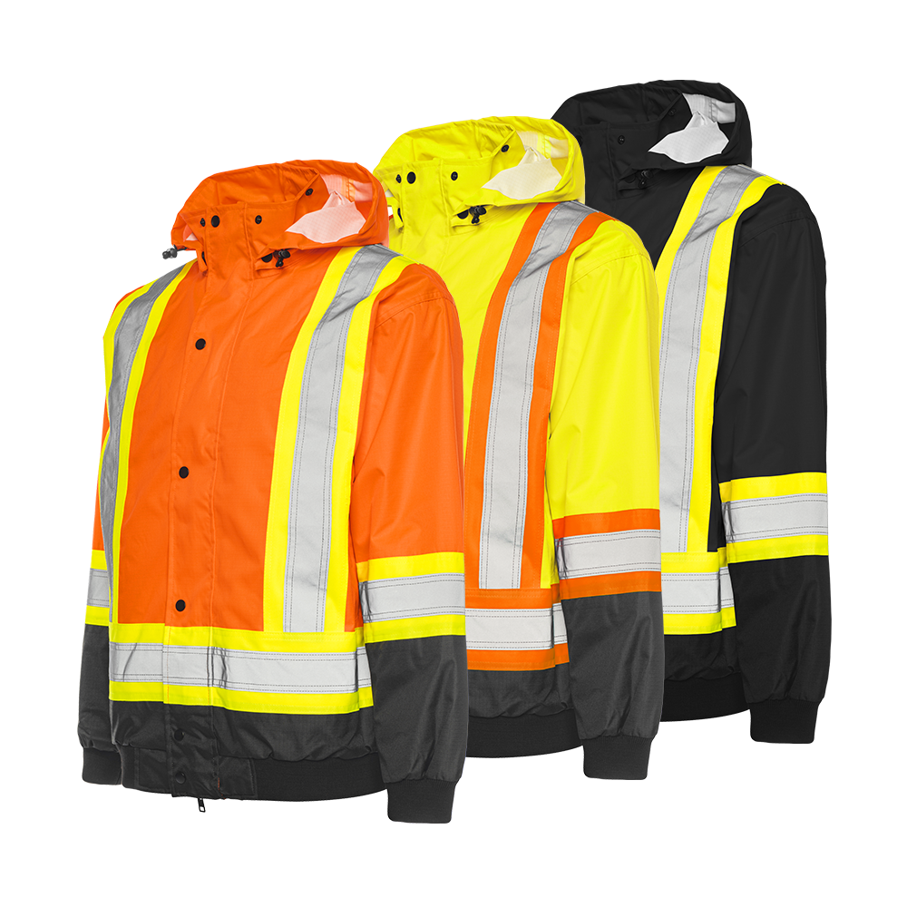 3-In-1 Winter Traffic Jacket, 4″ Refl. Tape