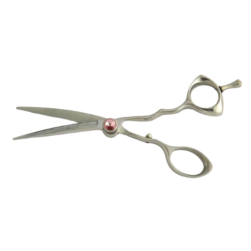 Open pair of Bonika Firefly Hair Stylist Scissors