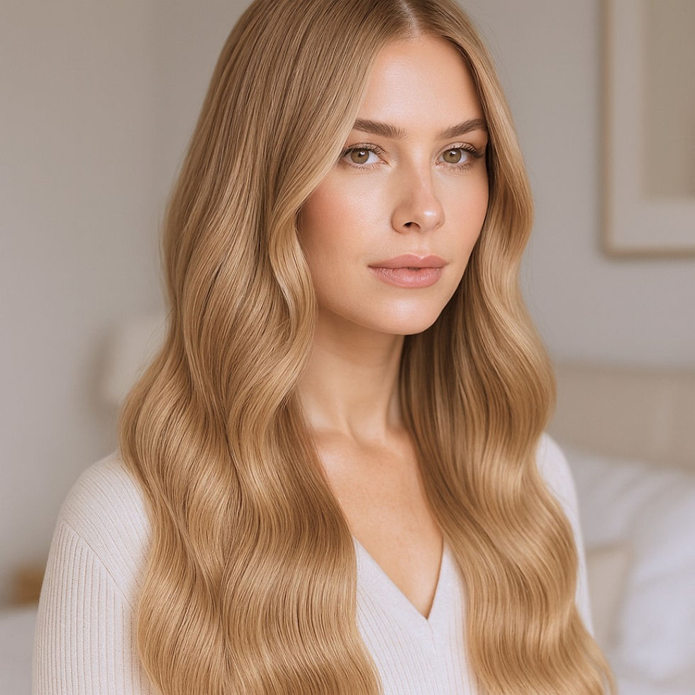 Ergebnis: Dunkelblond (18a) - Bonding Extensions