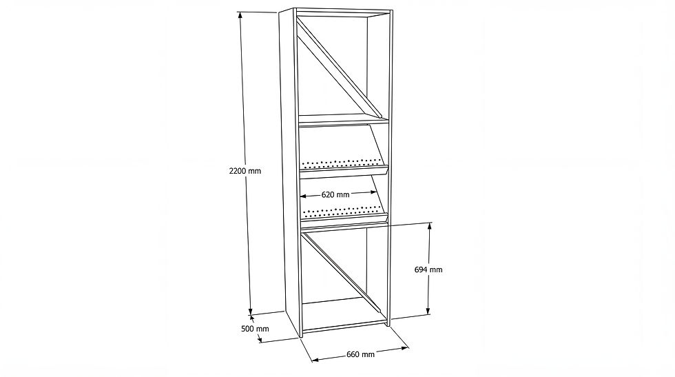 Miniature : Meuble d'exposition haut vins 1