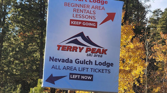 Billboard Banner for Terry Peak