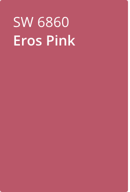 Sherwin Williiams Eros Pink paint chip