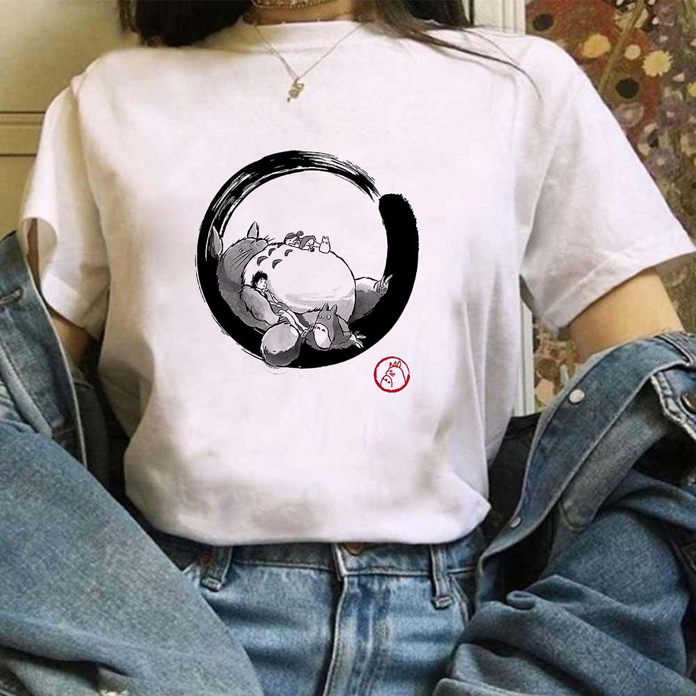 Miniatura: Camiseta feminina, estampa fofa e divertida.