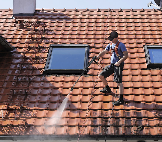 Roof Cleaning Work